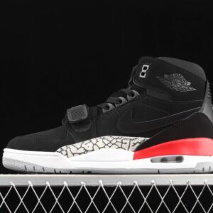AJ Legacy 312 Mid Black Suede AV3922-060