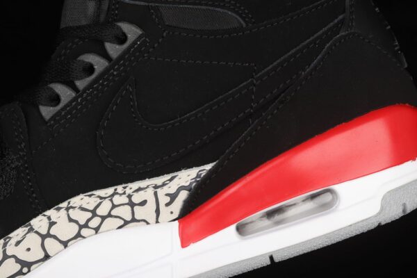 AJ Legacy 312 Mid Black Suede AV3922-060
