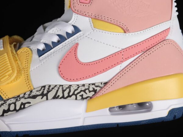 AJ Legacy 312 Mid White Coral French Blue FD9909-161