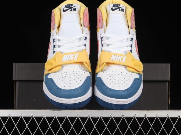 AJ Legacy 312 Mid White Coral French Blue FD9909-161