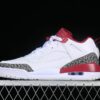 AJ Spizike Low White Dark Red Gray FQ1579-126 AJ Spizike Low White Dark Red Gray FQ1579-126