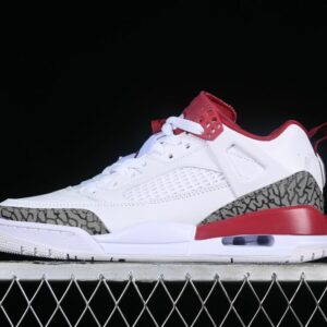AJ Spizike Low White Dark Red Gray FQ1579-126