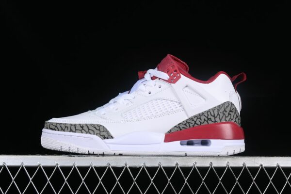AJ Spizike Low White Dark Red Gray FQ1579-126