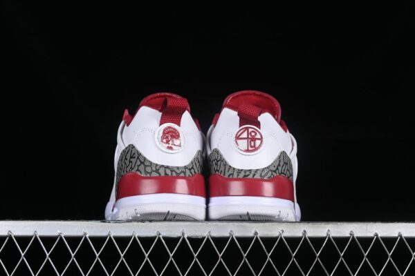 AJ Spizike Low White Dark Red Gray FQ1579-126