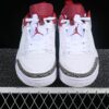 AJ Spizike Low White Dark Red Gray FQ1579-126 AJ Spizike Low White Dark Red Gray FQ1579-126