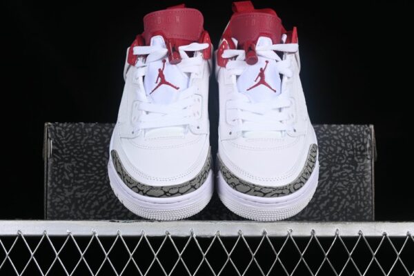 AJ Spizike Low White Dark Red Gray FQ1579-126
