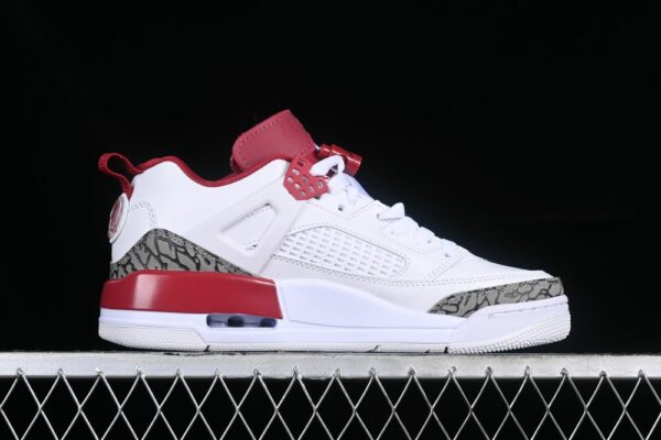 AJ Spizike Low White Dark Red Gray FQ1579-126