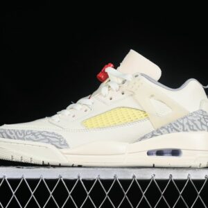AJ Spizike Low Beige Grey Yellow Red FQ1579-100