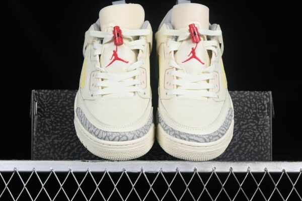 AJ Spizike Low Beige Grey Yellow Red FQ1579-100