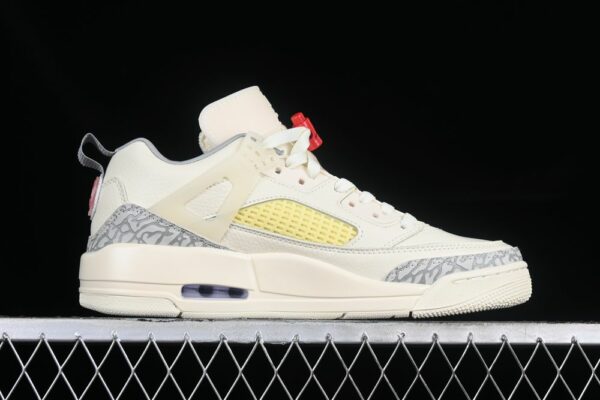 AJ Spizike Low Beige Grey Yellow Red FQ1579-100
