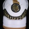 AJ Spizike Low White Black Metallic Gold HJ9019-100 AJ Spizike Low White Black Metallic Gold HJ9019-100