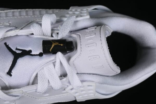 AJ Spizike Low White Black Metallic Gold HJ9019-100
