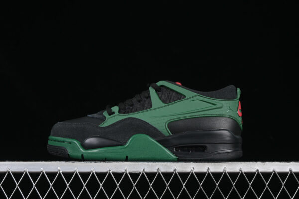 AJ 4 RM Black/Gorge Green-University Red FQ7939-003