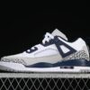 AJ Spizike Low White Midnight Navy FQ1759-140