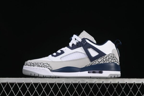 AJ Spizike Low White Midnight Navy FQ1759-140