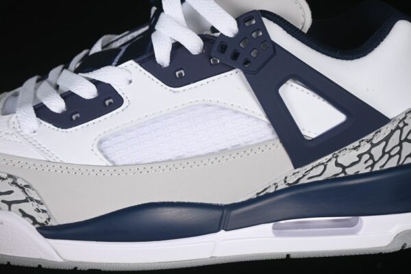 AJ Spizike Low White Midnight Navy FQ1759-140