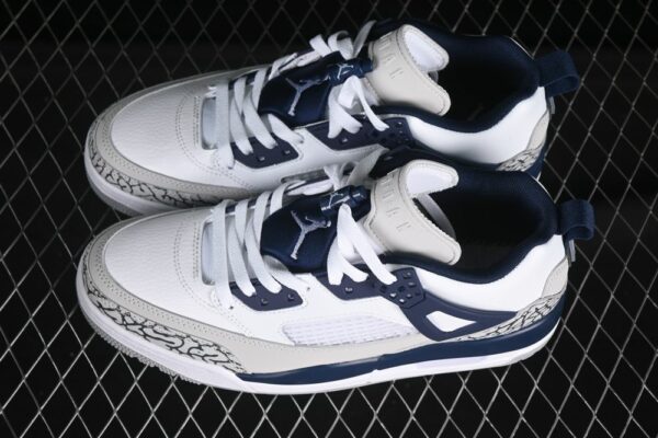 AJ Spizike Low White Midnight Navy FQ1759-140