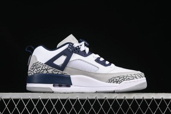 AJ Spizike Low White Midnight Navy FQ1759-140
