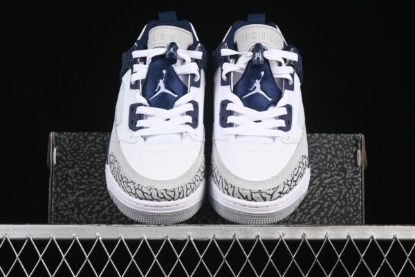AJ Spizike Low White Midnight Navy FQ1759-140