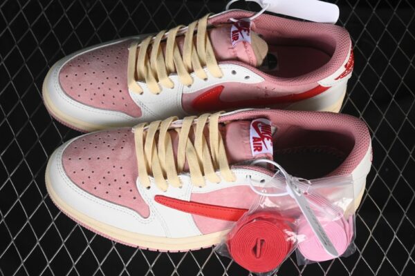 AJ 1 Low OG SP Travis Scott Shy Pink DM7866-100