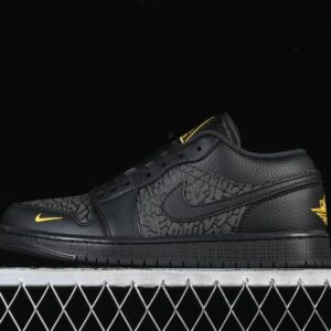 AJ 1 Low ‘Black Elephant Print’ IM6568-010