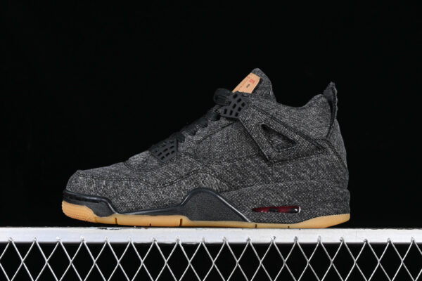 AJ 4 Retro GS Black Denim AQ9103-001