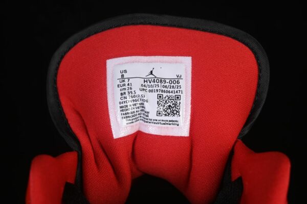 AJ 1 Low ‘Patent Varsity Red Black’ HV4089-006