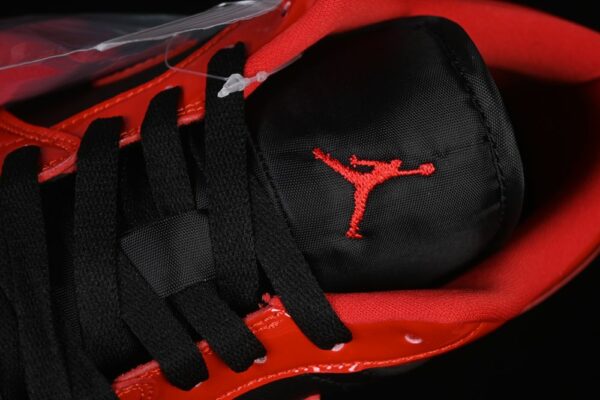 AJ 1 Low ‘Patent Varsity Red Black’ HV4089-006