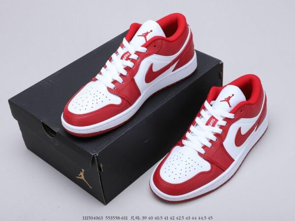 AJ 1 Low GS ‘Gym Red White’ 553550-611