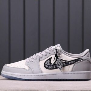 AJ 1 Low x Dior ‘White Grey’ CN8608-002