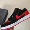 AJ 1 Low ‘Black Red’ 553558-063 AJ 1 Low ‘Black Red’ 553558-063