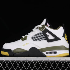 AJ 4 Retro Yellow Green White Black CT8527-900