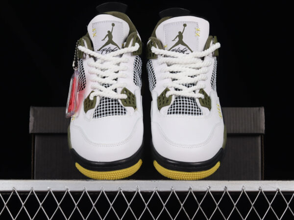 AJ 4 Retro Yellow Green White Black CT8527-900