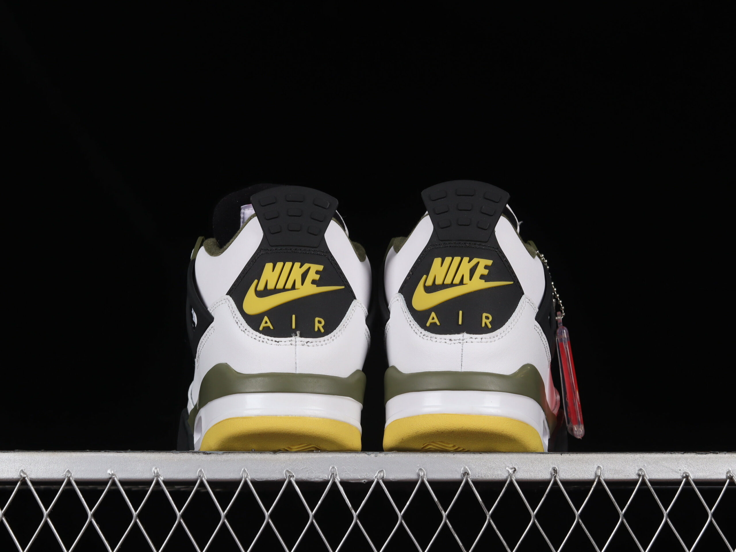 AJ 4 Retro Yellow Green White Black CT8527-900 AJ 4 Retro Yellow Green White Black CT8527-900