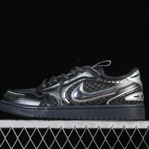 AJ 1 Low Method of Make V3 ‘Black Metallic Silver’ HQ2186-001