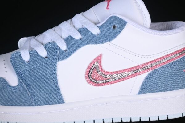 AJ 1 Low SE GS ‘Denim Sequin’ HQ2001-400