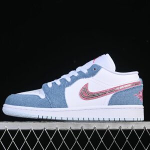 AJ 1 Low SE GS ‘Denim Sequin’ HQ2001-400