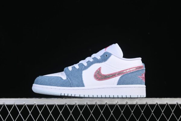 AJ 1 Low SE GS ‘Denim Sequin’ HQ2001-400