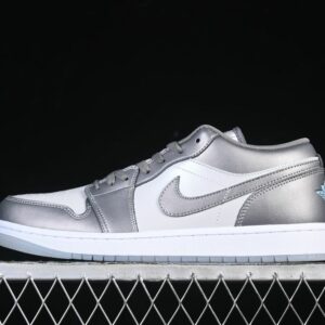 AJ 1 Low SE GS ‘Pewter Photon Dust Blue Chill’ HV4398-014