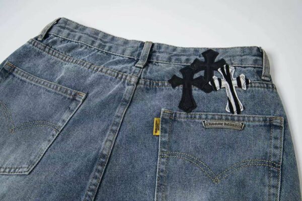 Chrome Cross Streetwear Denim Jeans