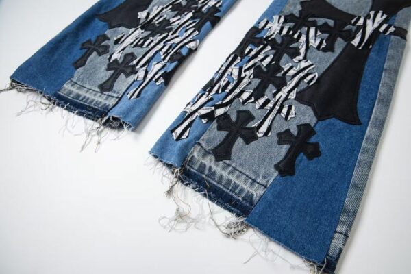 Chrome Cross Streetwear Denim Jeans