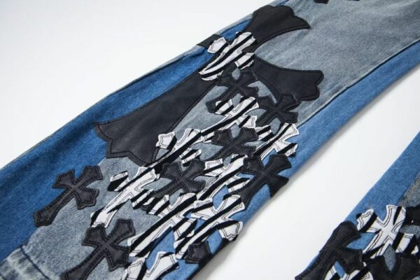 Chrome Cross Streetwear Denim Jeans