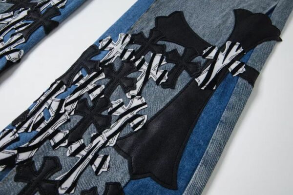 Chrome Cross Streetwear Denim Jeans