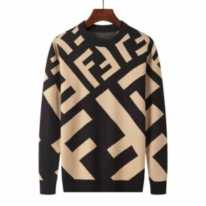Classic Fendi Pattern Luxury Knit Sweater