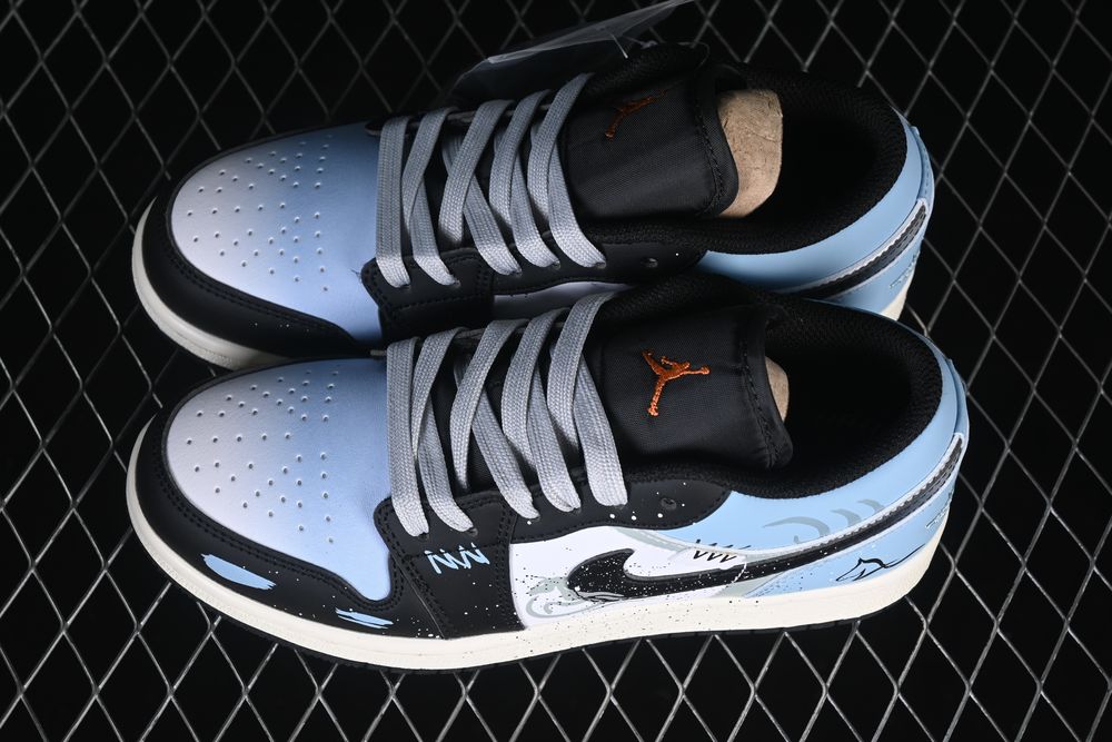 AJ 1 Low Customized 553560-081 AJ 1 Low Customized 553560-081