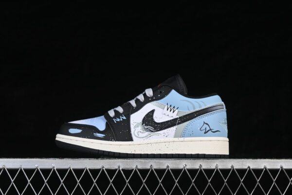 AJ 1 Low Customized 553560-081 AJ 1 Low Customized 553560-081