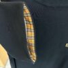 Burberry Embroidered Logo White T-Shirt With Check Trim