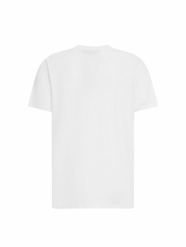Moncler Logo Patch Cotton T-Shirt – White Moncler Logo Patch Cotton T-Shirt – White