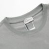 Moncler Logo Patch Cotton T-Shirt – Grey Moncler Logo Patch Cotton T-Shirt – Grey