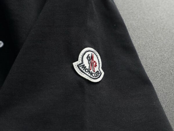 Moncler Embroidered Logo Cotton T-Shirt Moncler Embroidered Logo Cotton T-Shirt